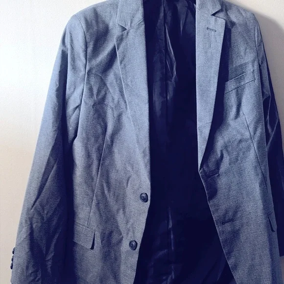 Nautica 2-piece. Micro-Texture Pant Suit Big Boys 16 Dark Blue Zip Fly pant Matching Sets